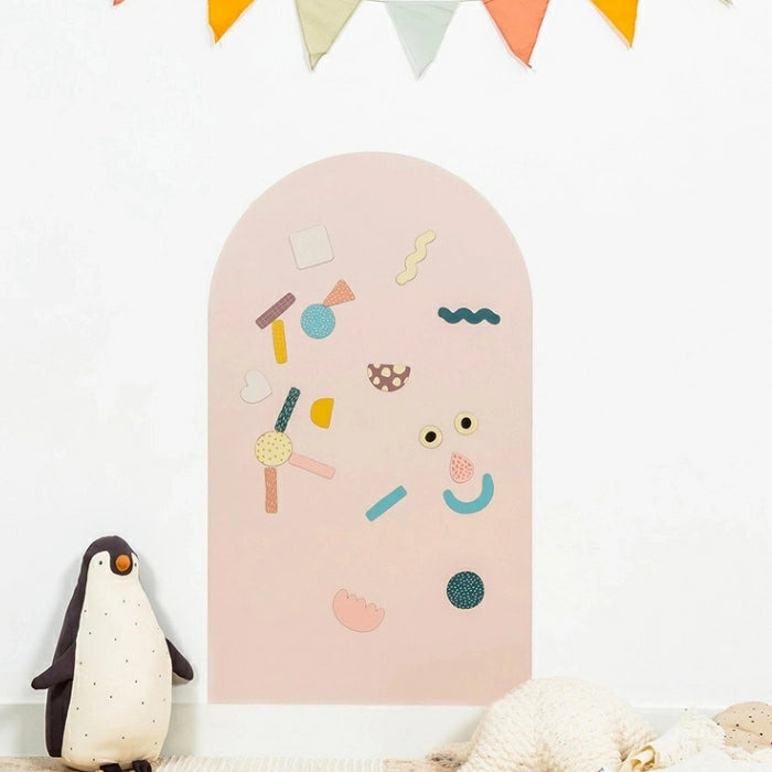 Ferflex | Magnetische muursticker boog | Pink Beige