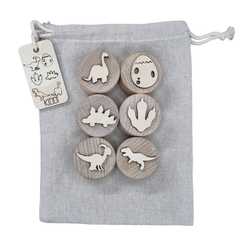 KIDDI | Houten stempels | Dino's