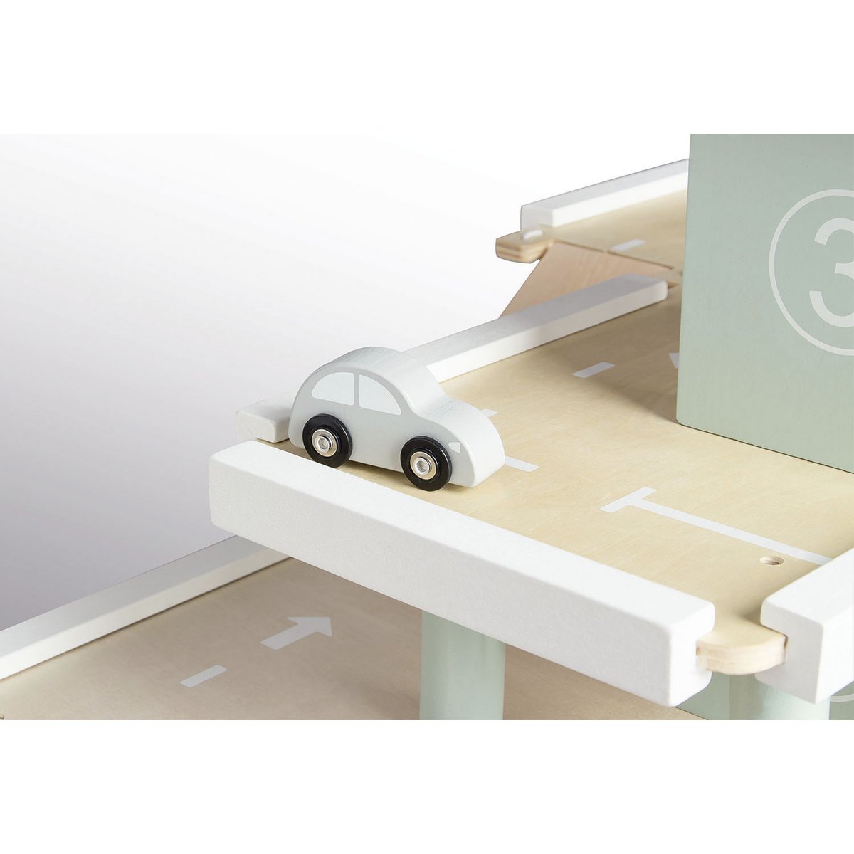 Pinolino Parkeergarage | Houten speelgarage met lift en auto's