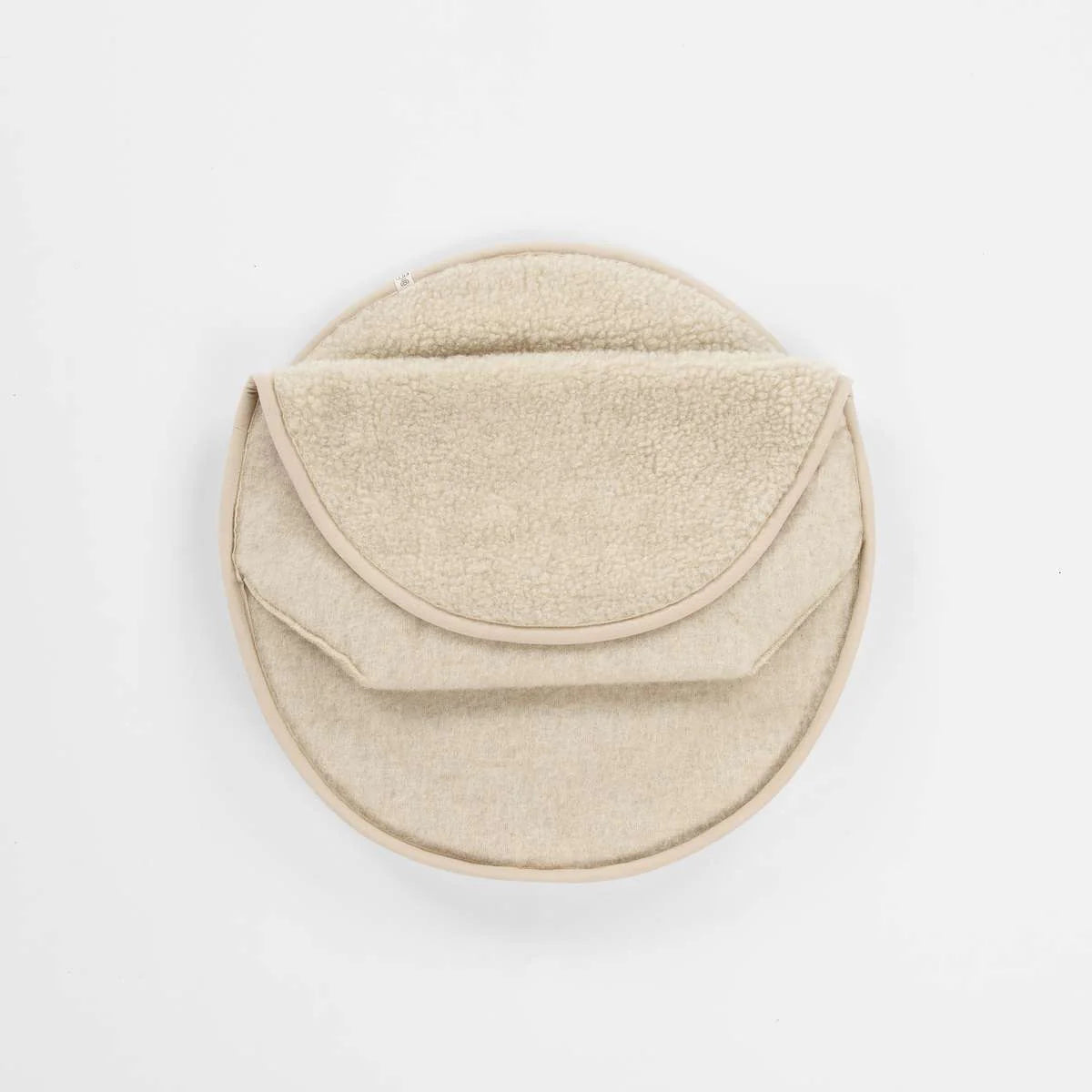 Voetenzak voor autostoel of maxi cosi beige | 100% Merinowol | Kico Label