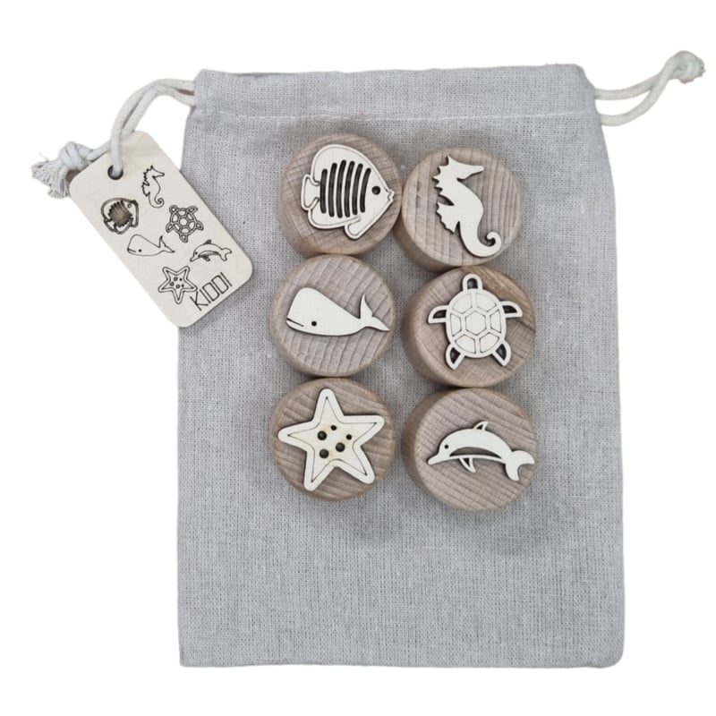 KIDDI | Houten Stempels | Oceaan