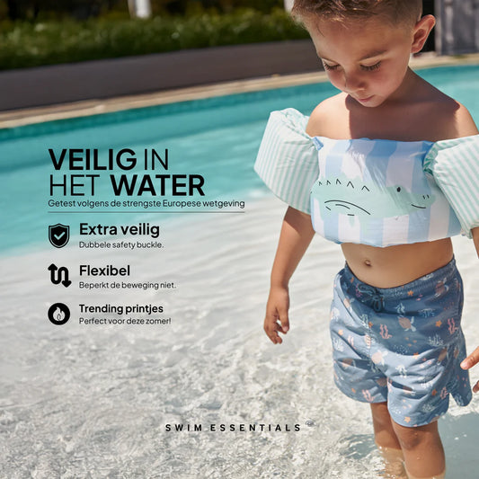 Swim Essentials | Puddle Jumper | 2-6 jaar | Groene Krokodil