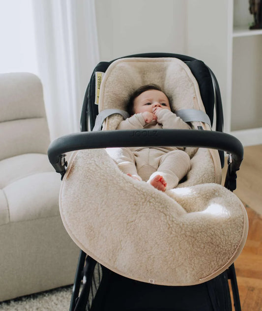 Voetenzak voor autostoel of maxi cosie naturel | 100% Merinowol | Kico Label