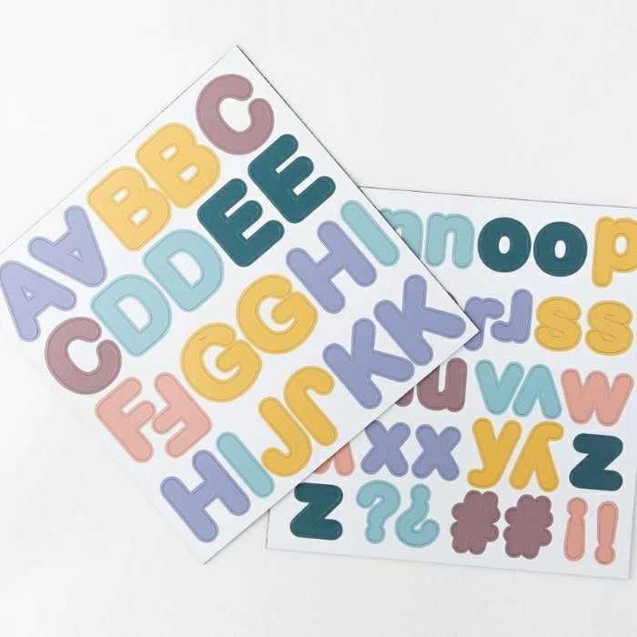 Ferflex | Magneten letters pastel mix (125st)