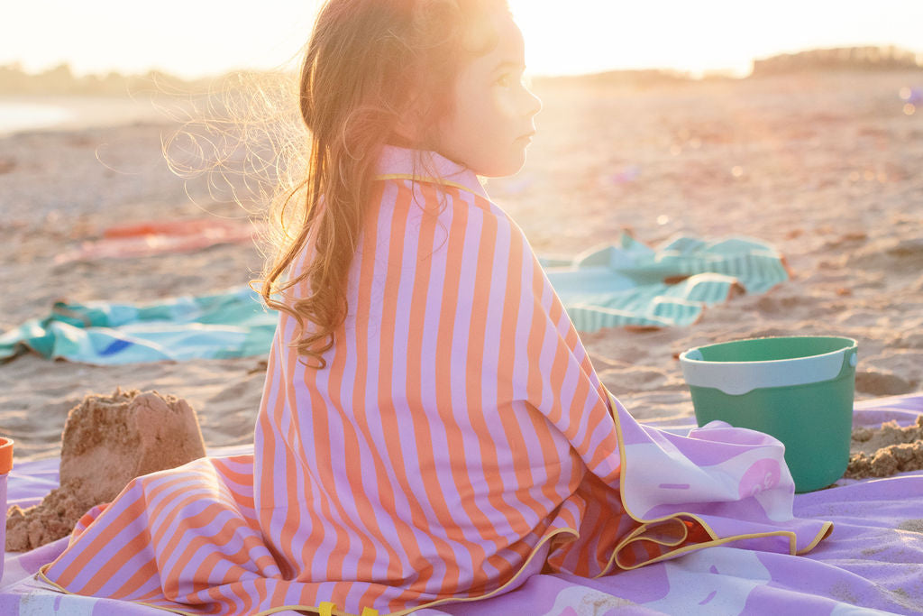 PlayTowel M 140x70cm | Road lavender | Quut