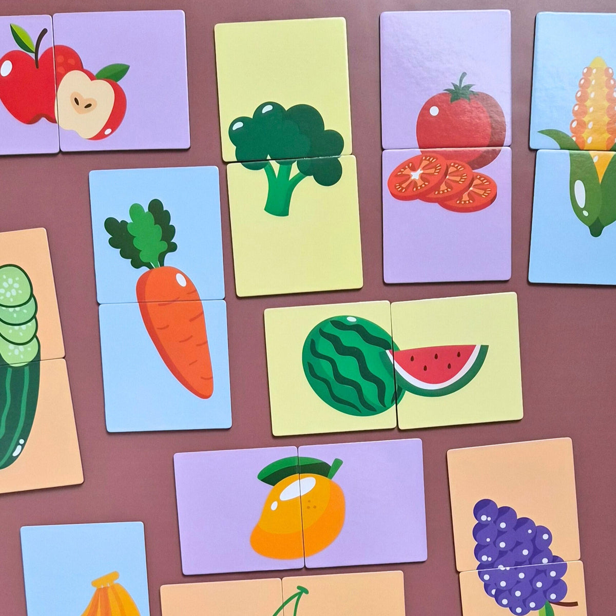 MAGNETISCHE GROENTEN EN FRUITPUZZEL (40-DELIG)