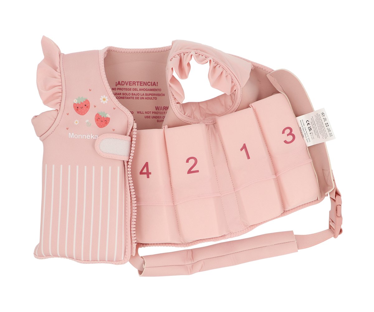Zwemvest 1 tot 2 jaar | Aardbei | Monnëka