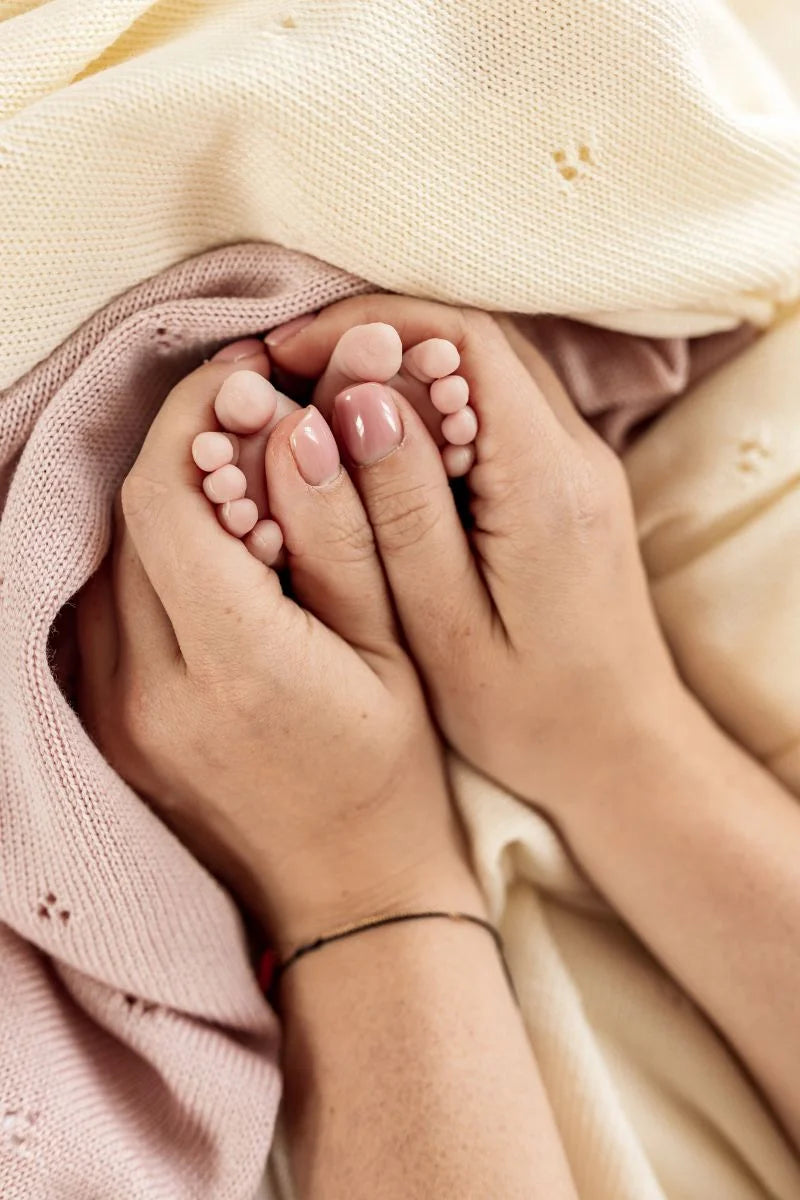 Babydeken van 100% Merinowol | zacht | 75x100cm | Crème