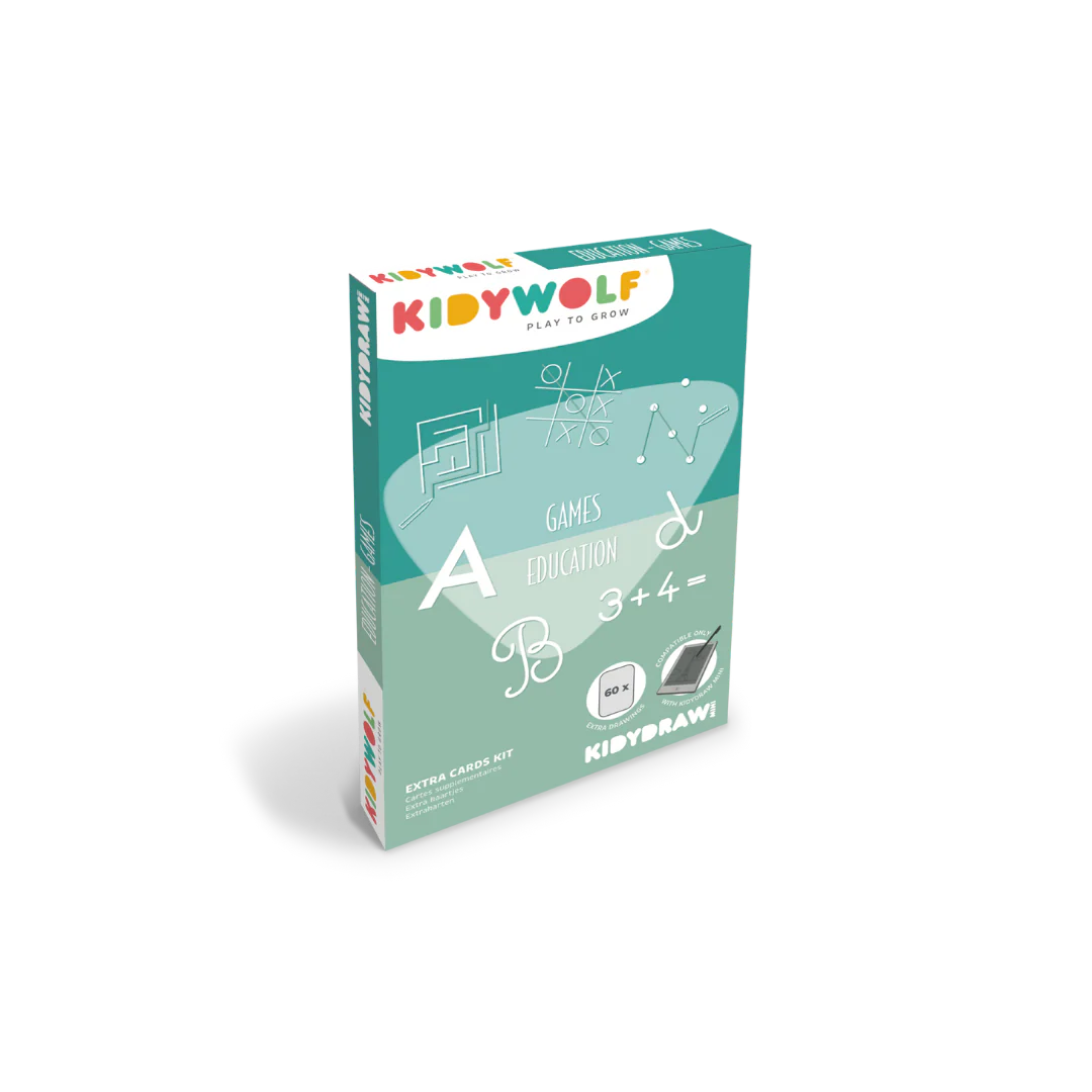 Refill KIDYDRAW-MINI | Extra kaarten met het thema “Spelletjes en onderwijs”