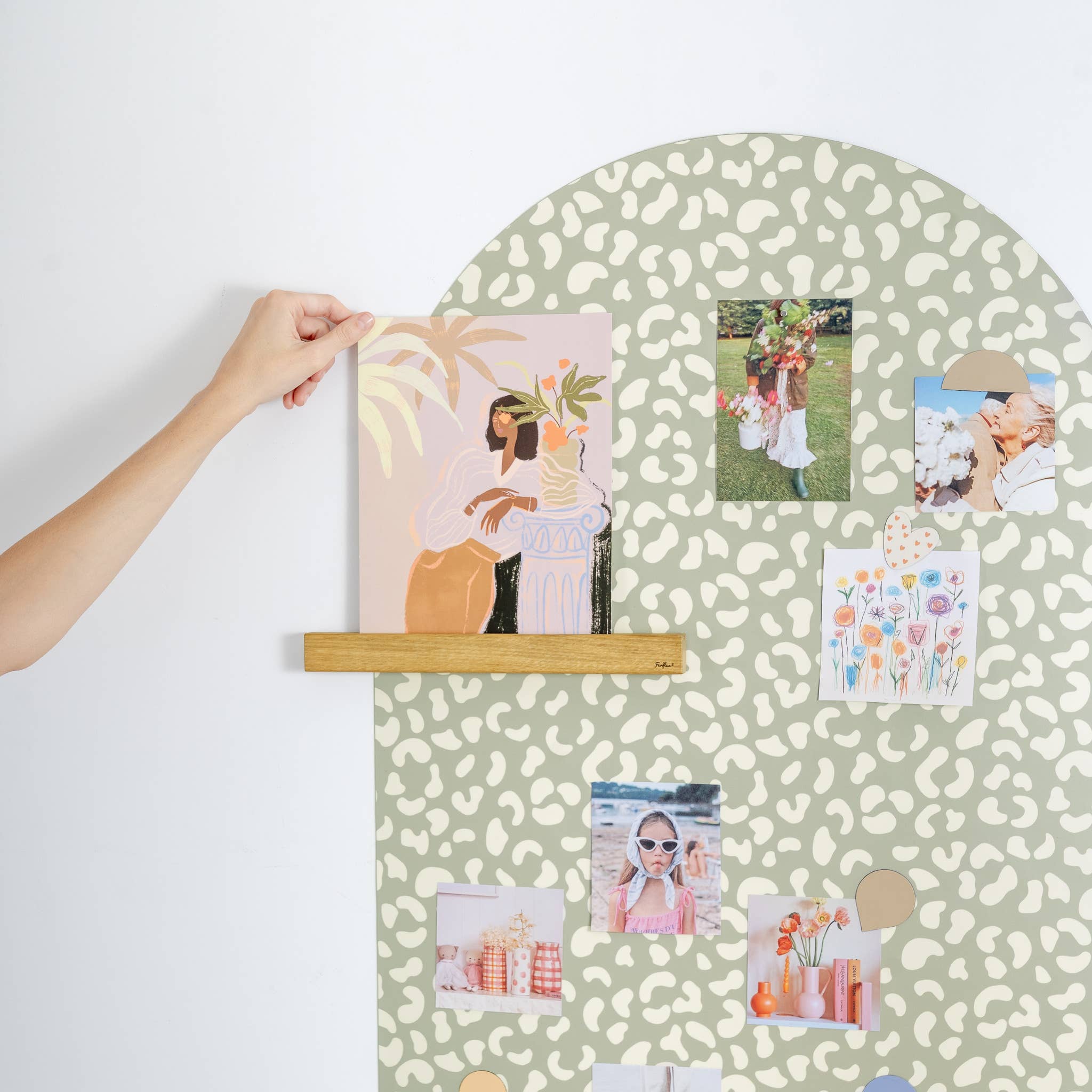 Ferflex®Magnetisch Boogbord met Luipaardmotief | Roze