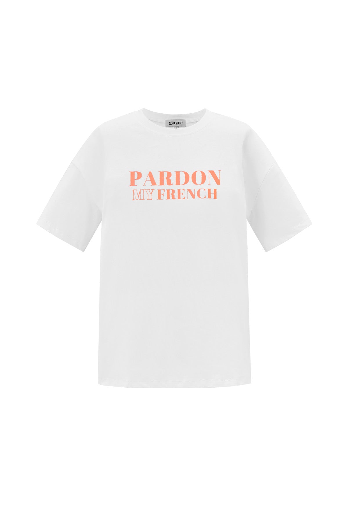 Cotton Vrouwen T-shirt Casual Letters