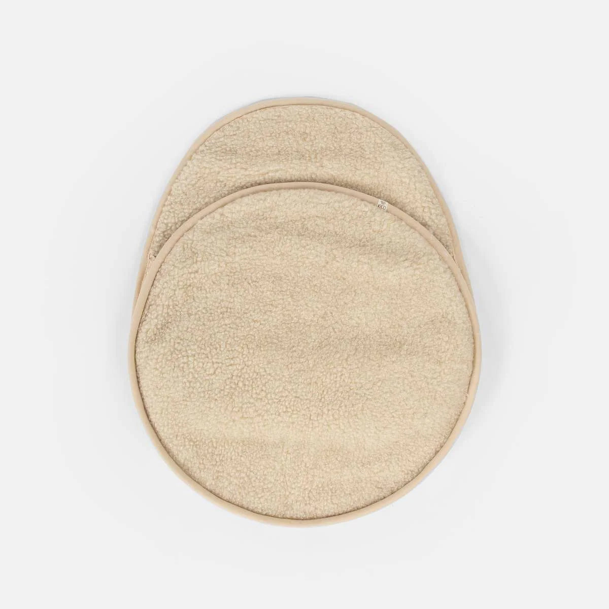 Voetenzak voor autostoel of maxi cosi beige | 100% Merinowol | Kico Label