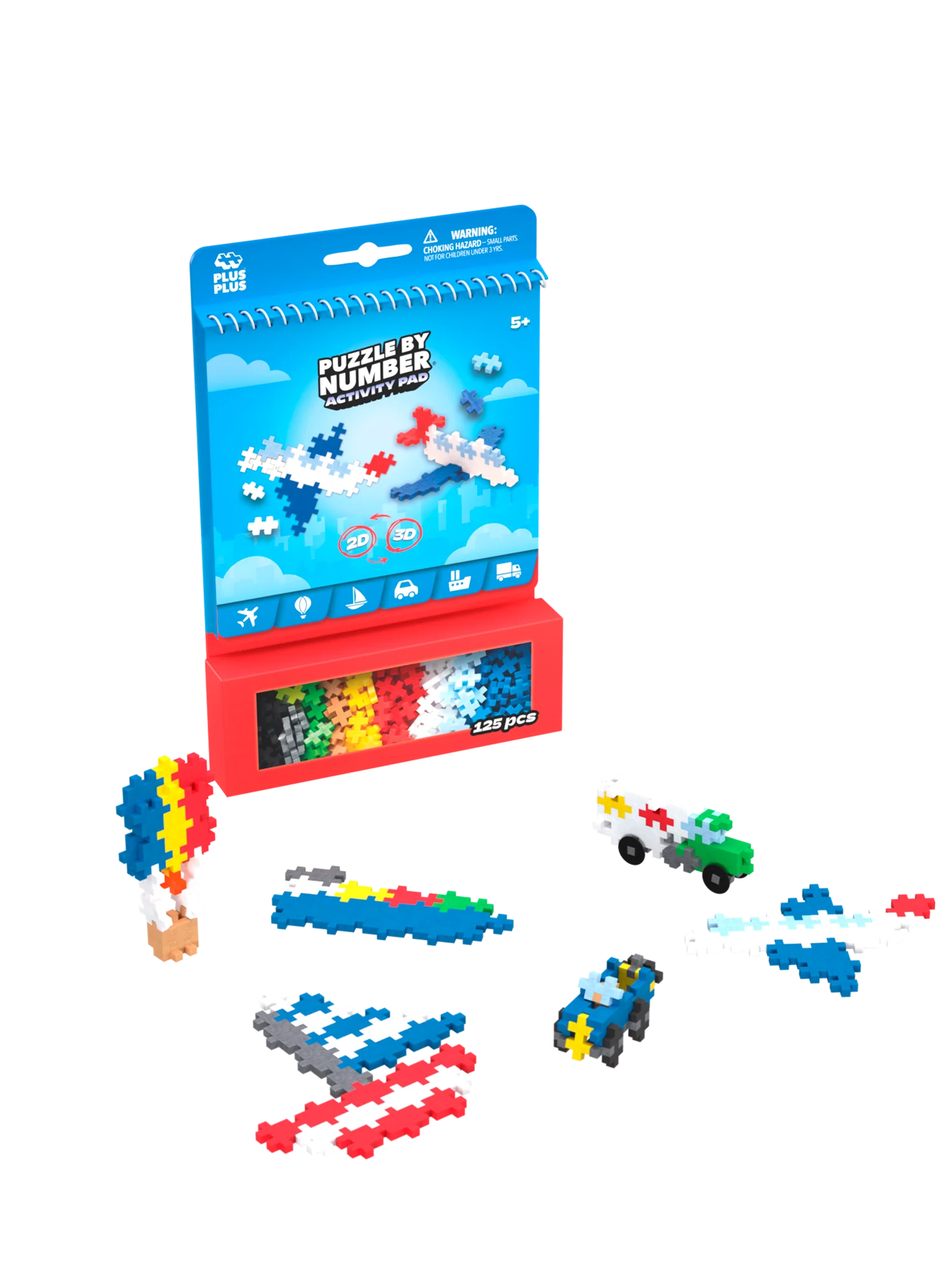 Plus-Plus | Activity Pad | Transport