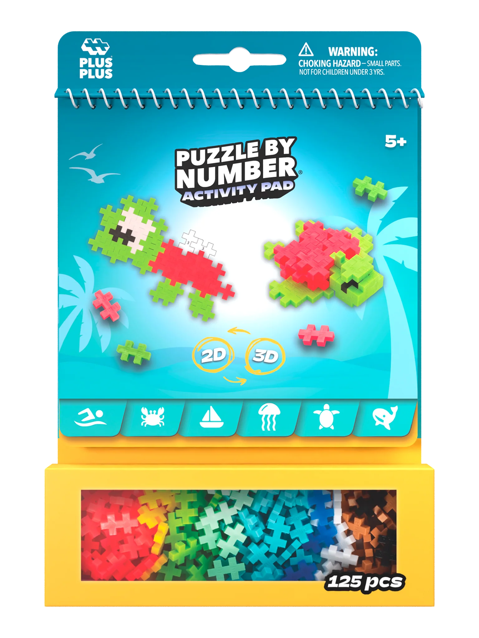 Plus-Plus | Activity Pad | Oceaan