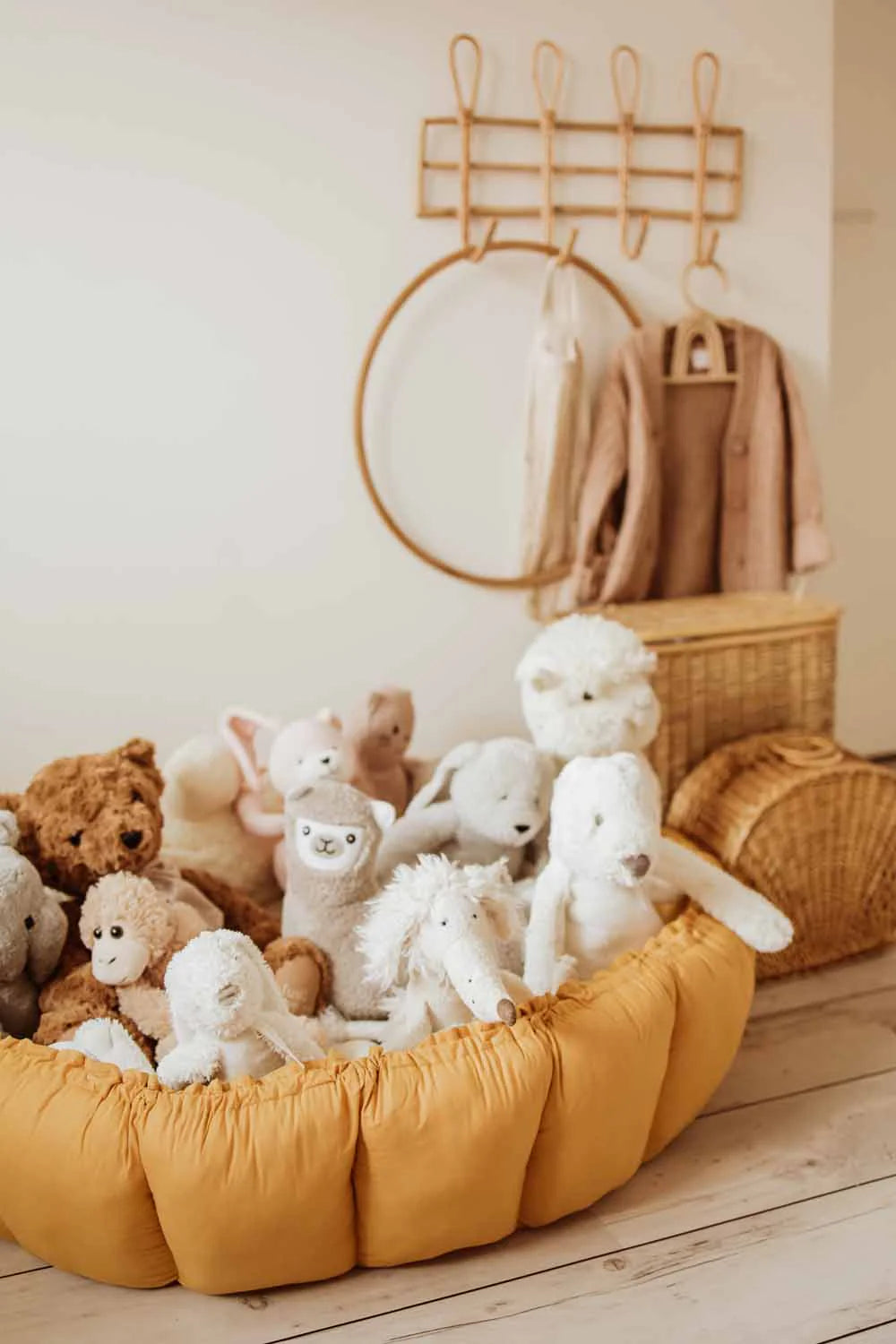 Play& Go | Bloom Mustard Organic Cotton Babymat