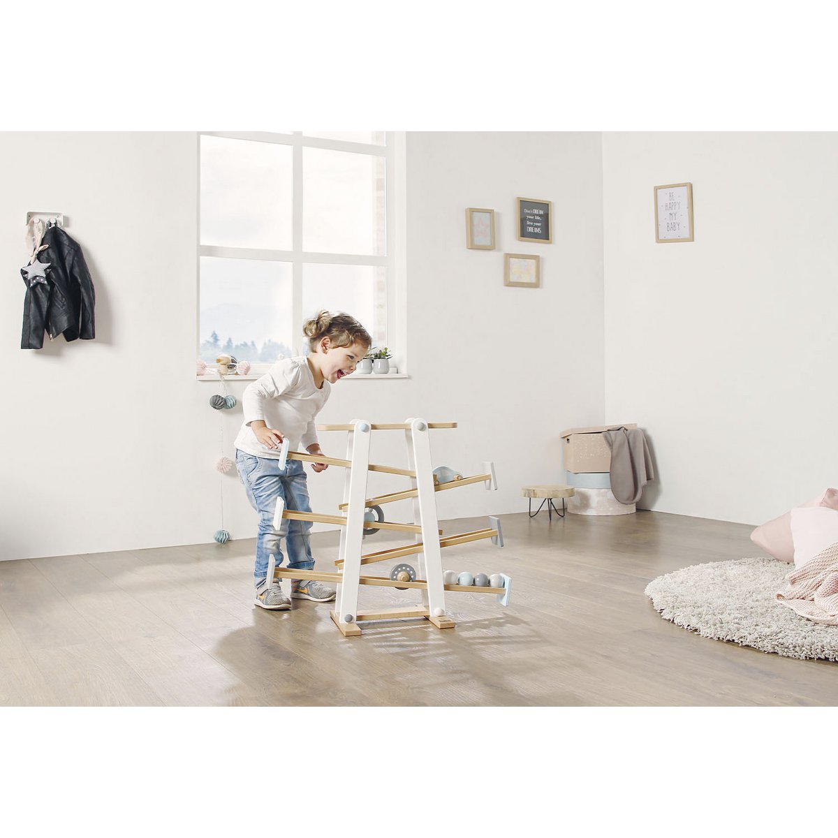 Pinolino Knikkerbaan Kuno | Houten speelbaan vanaf 3 jaar