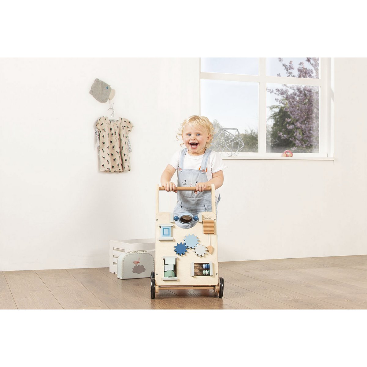 Houten Loopwagen Kind Titus | FSC® & Speelfuncties Vanaf 1 Jaar | Pinolino