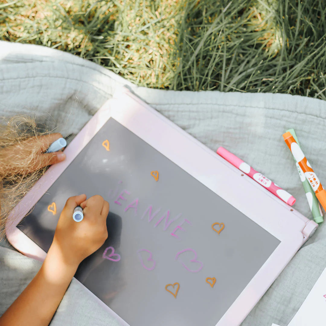 KIDYDRAW-PRO | Mobiele en lichtgevende tablet roze | KIDYWOLF