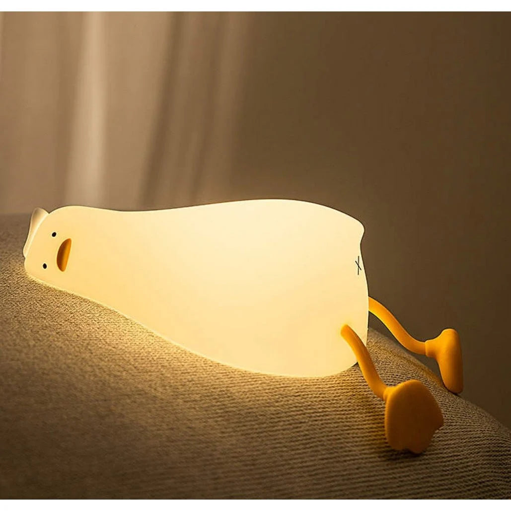Goose nachtlamp | Zacht en veilig lampje voor kinderen | Rammelaartje