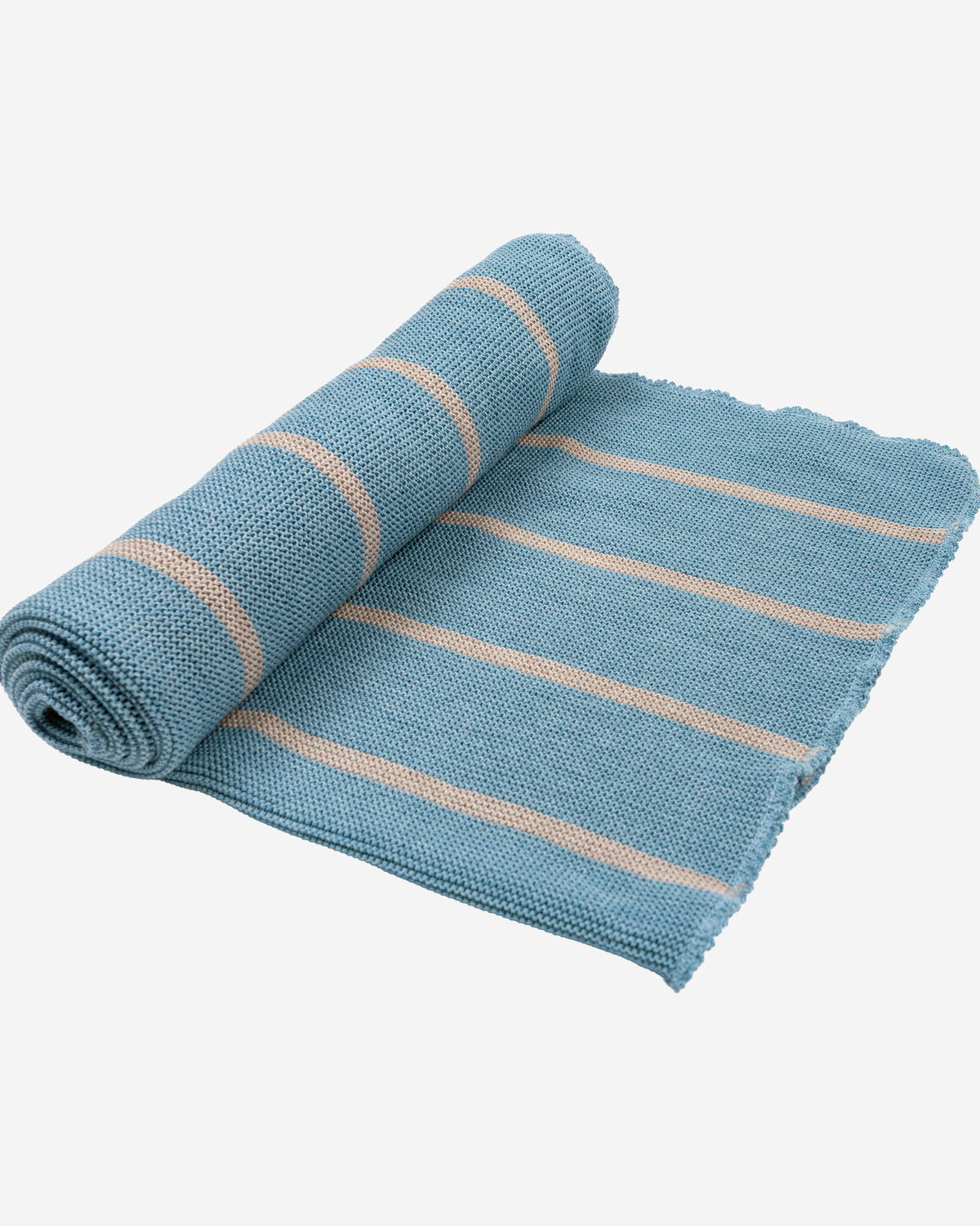 Gestreepte wollen babydeken 80 × 90 cm | Reiff