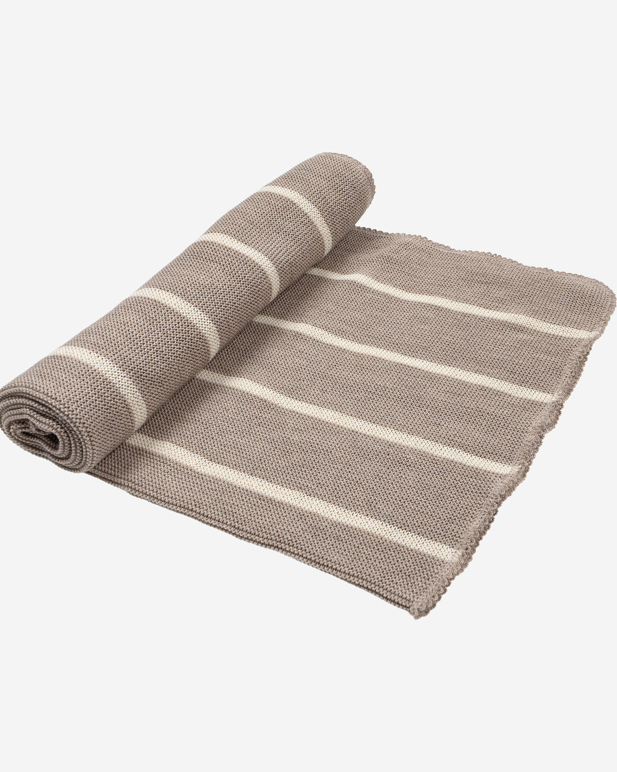 Gestreepte wollen babydeken 80 × 90 cm | Reiff
