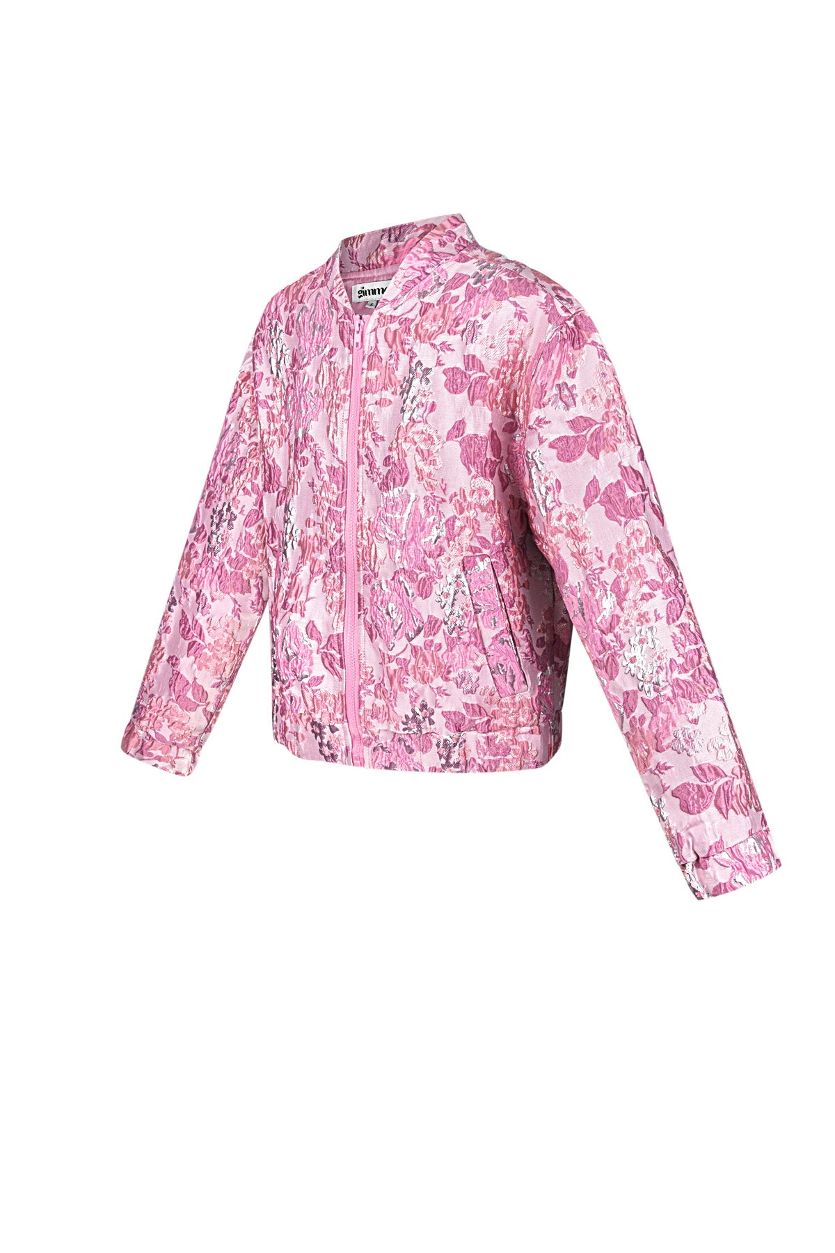 Polyester Vrouwen Korte Jas Bloemenprint Sportief