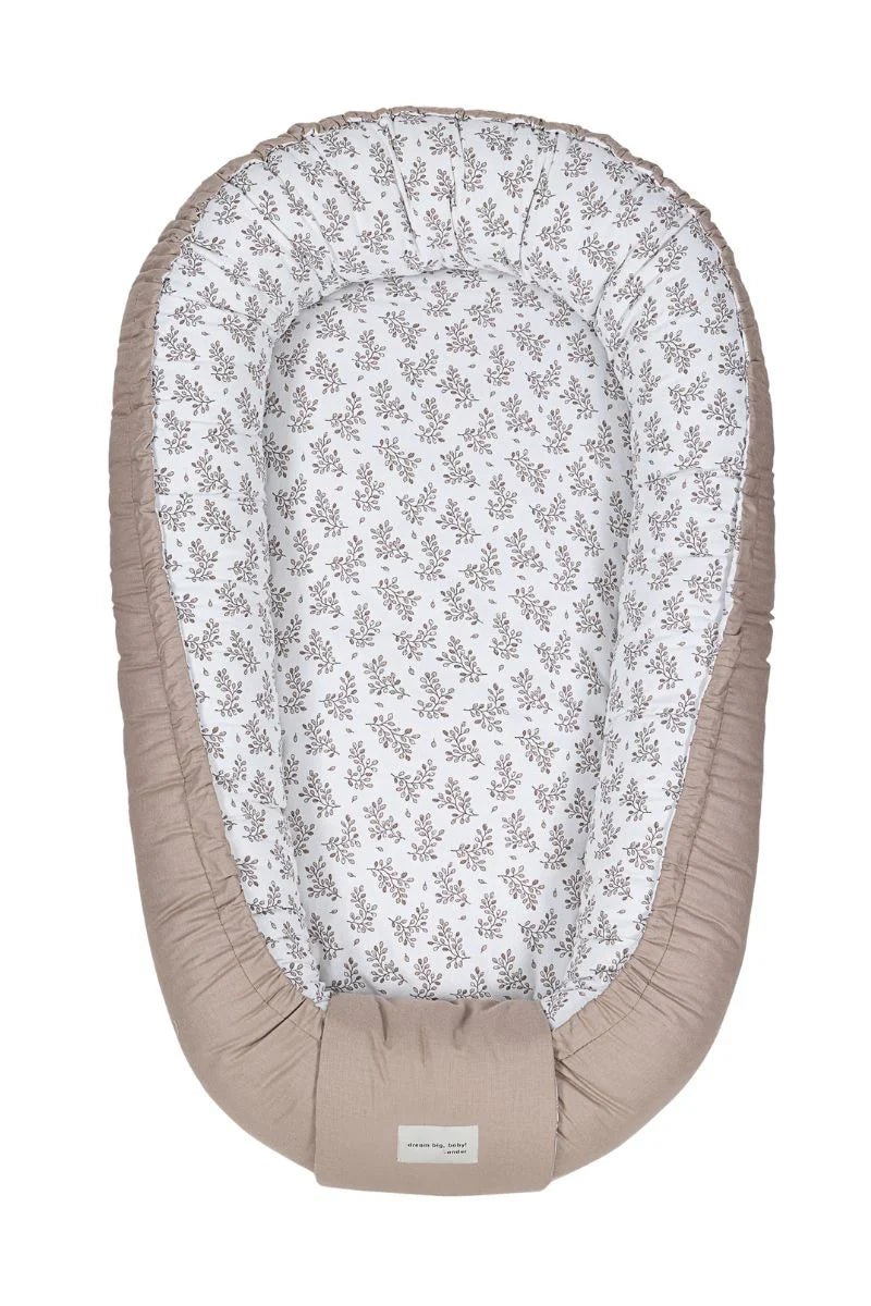 Babynest | Beige of Groen | Blaadjes