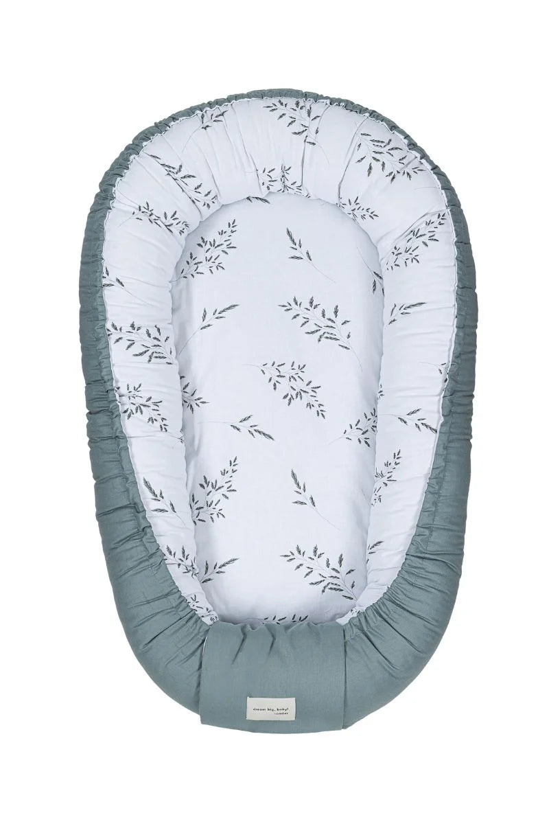 Babynest | Beige of Groen | Blaadjes