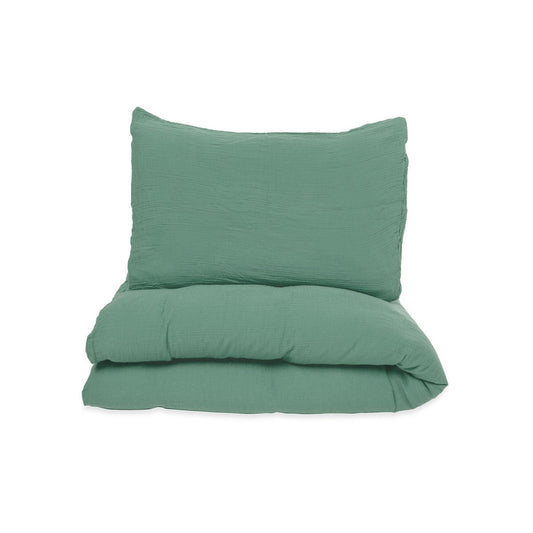 Pinolino Beddengoed | Pastelgroen katoen, 2-delig, OEKO-TEX®