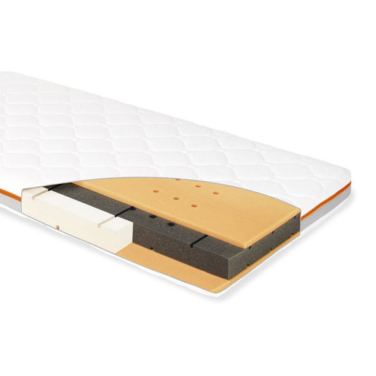 Pinolino Premium Babymatras Luna air | Stevige rand & ademend comfort 140 x 70 cm