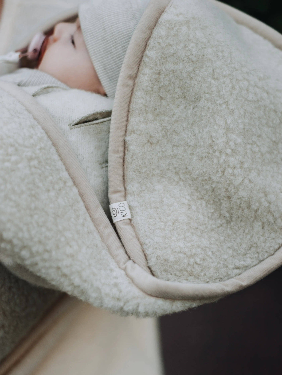 Kico Label | Baby wikkeldeken | Merinowol