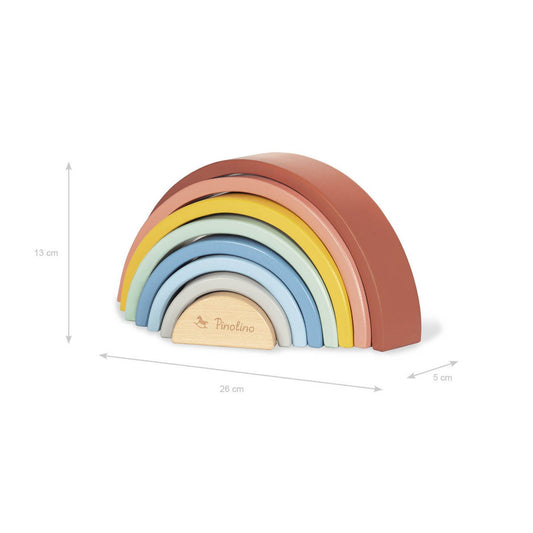 Pinolino Regenboog Ruby | Houten speelgoed vanaf 1 jaar
