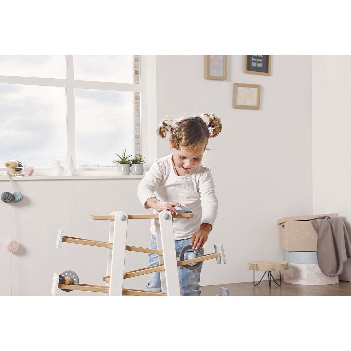 Pinolino Knikkerbaan Kuno | Houten speelbaan vanaf 3 jaar