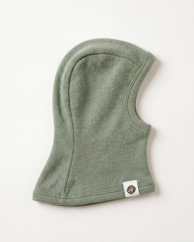 Shale Green | Wollen balaclava / bivakmuts | Merinowol | Lille Barn