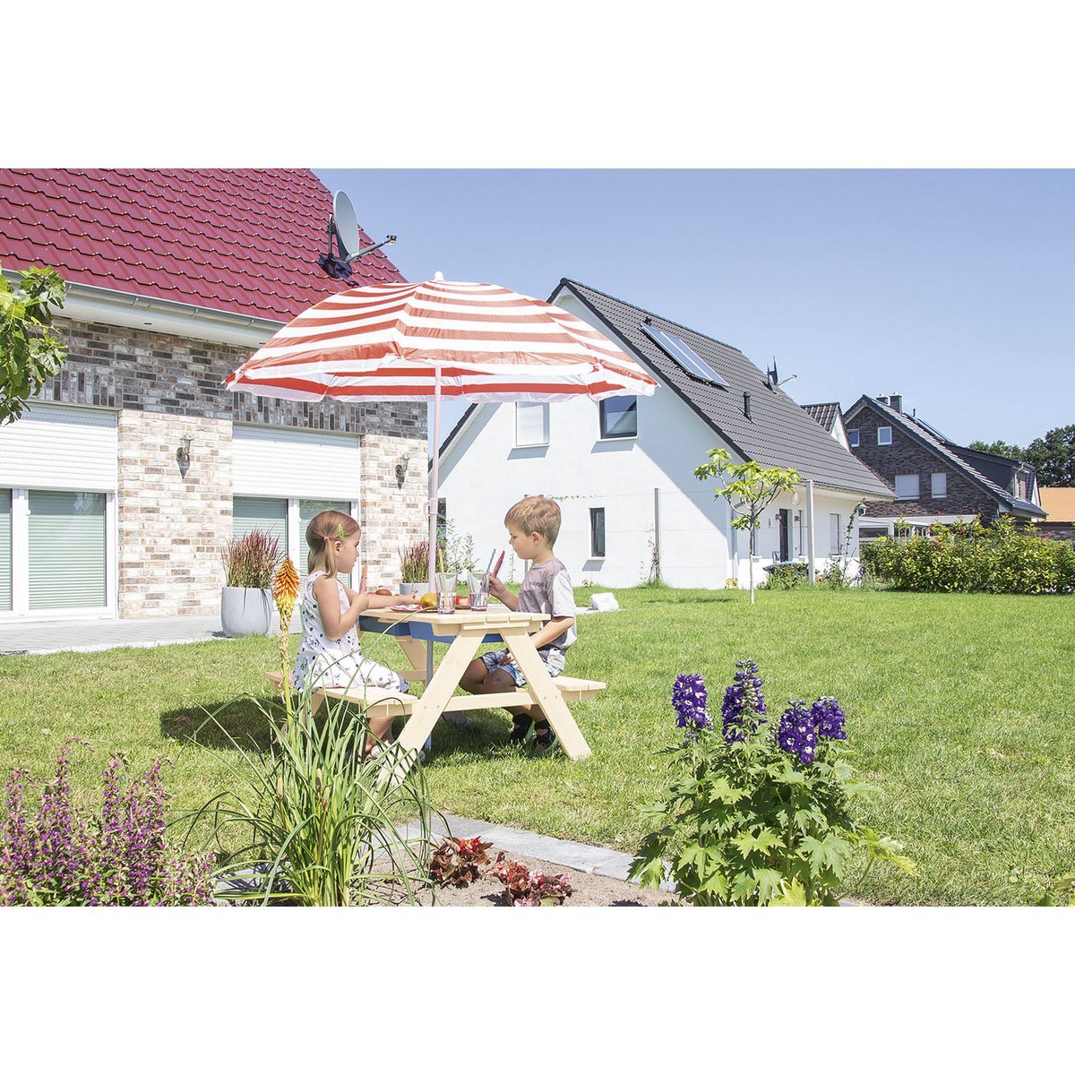 Kinderpicknickbank | 2 Speelbakken | Pinolino