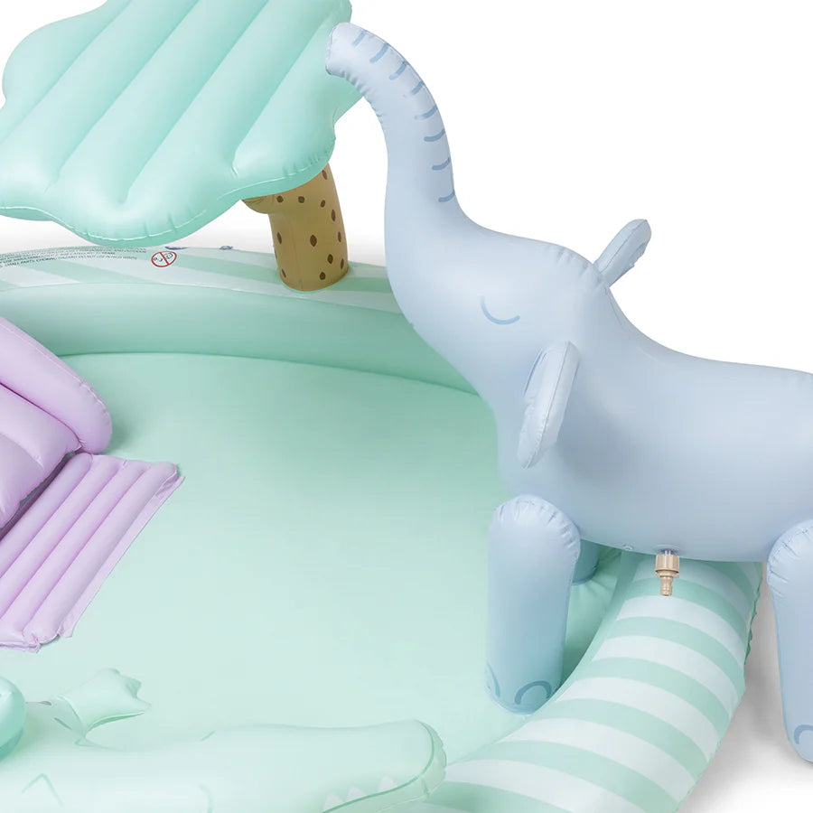 Wild life Opblaaszwembad 210x150 cm | Duurzaam PVC & 230 Liter | Swim Essentials