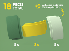 Waytoplay | Arches | Startset 18 pieces