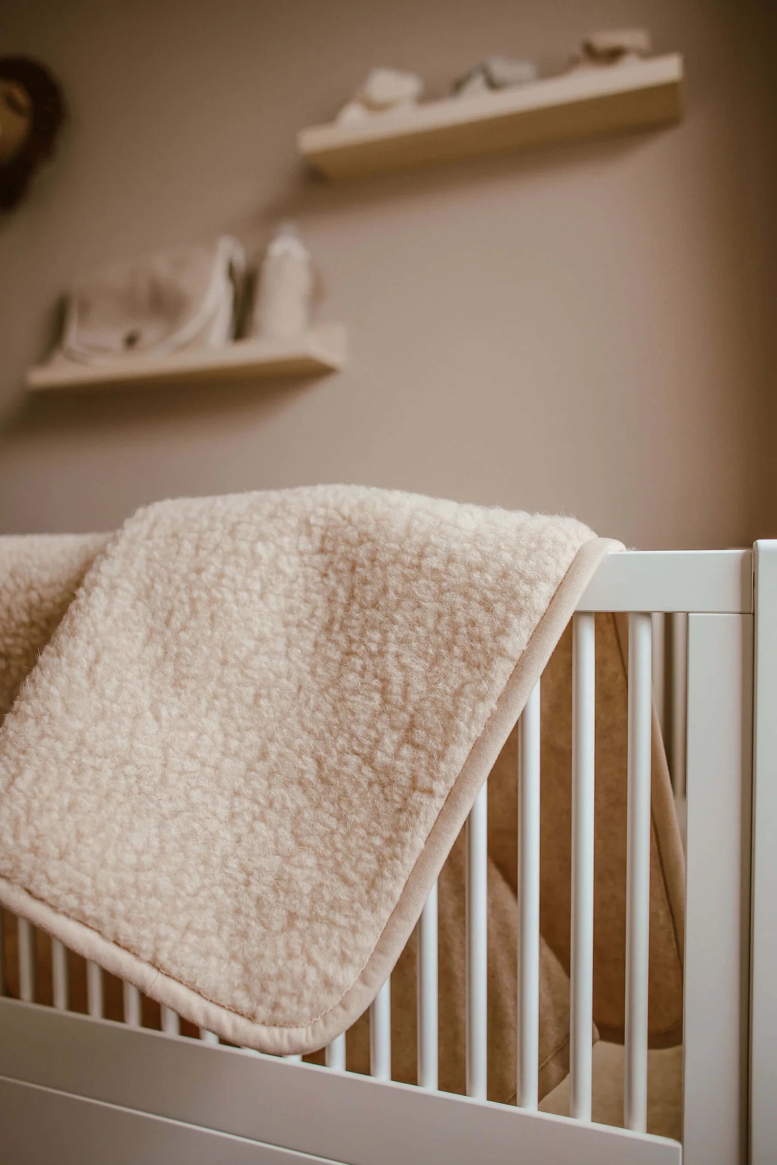 2 maten | Merinowollen deken beige | Luxe comfort voor de allerkleinsten | KiCO Label