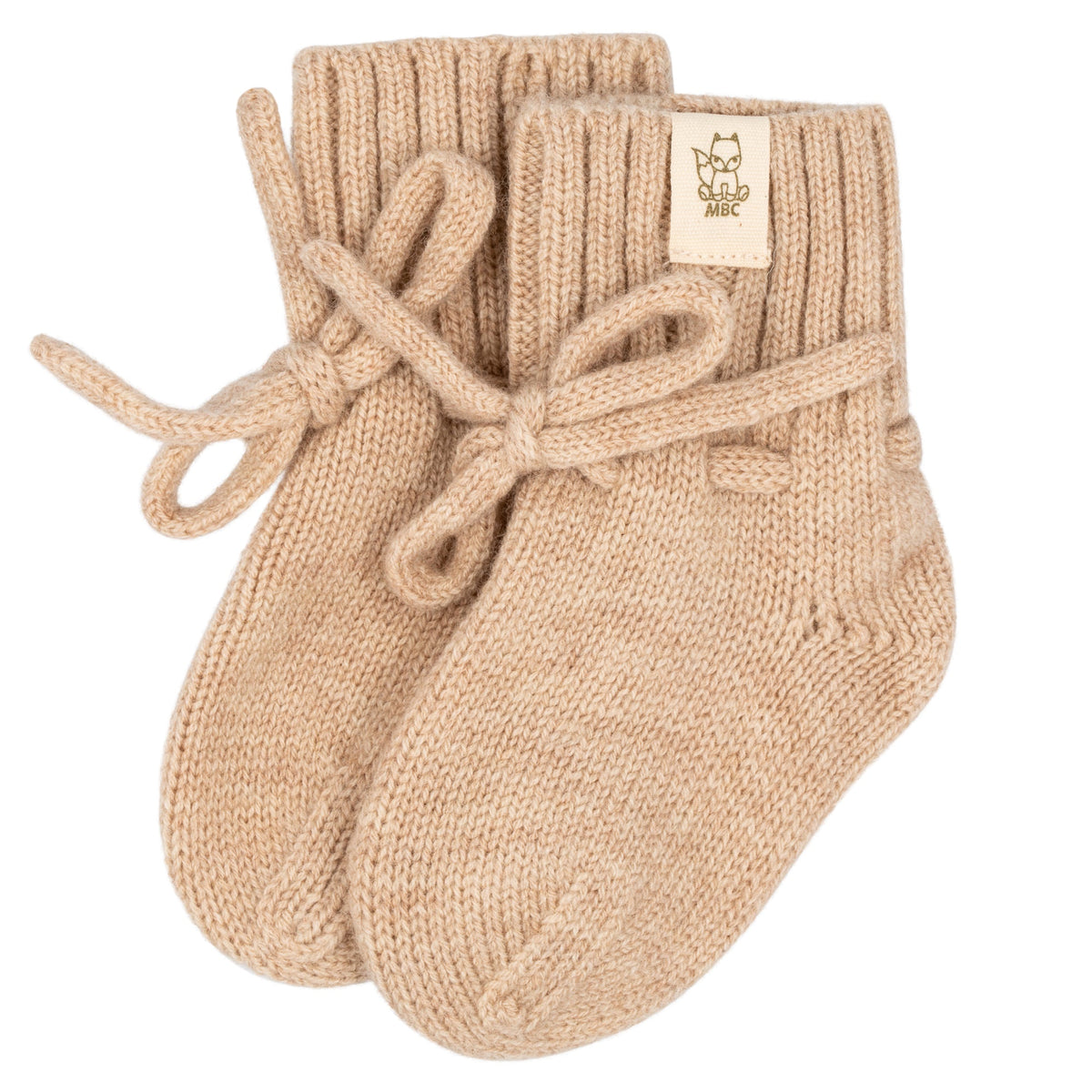 Moalie slofjes Beige, 0–12 maanden
