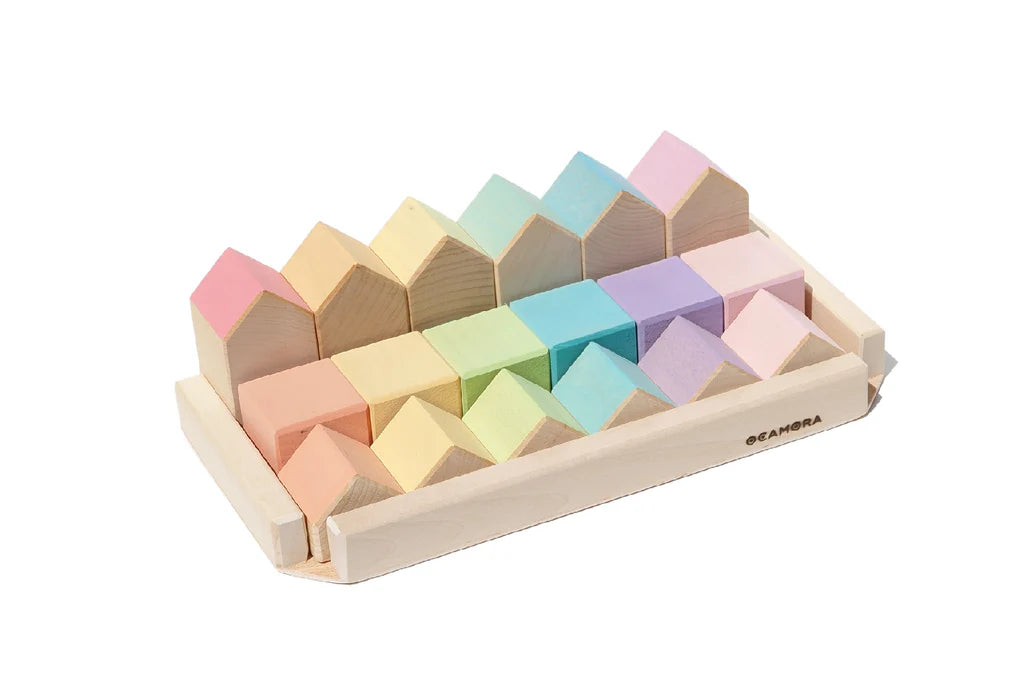 Ocamora | Houses and Cubes Pastel