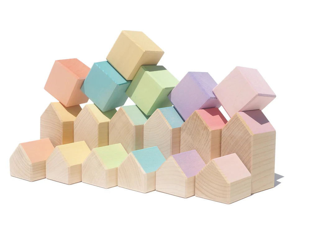 Ocamora | Houses and Cubes Pastel