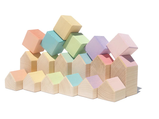 Ocamora | Houses and Cubes Pastel