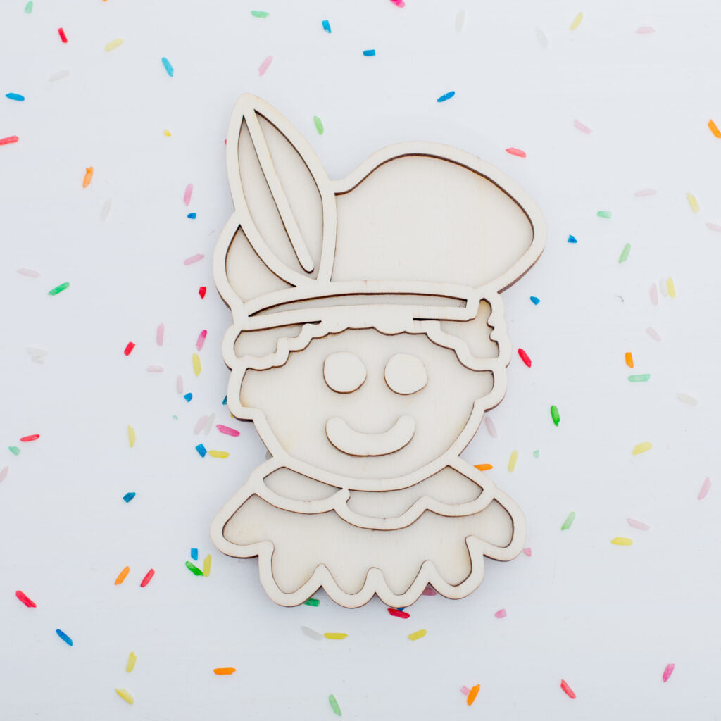 Vultray | Pieten hoofd | Leuk met Letters