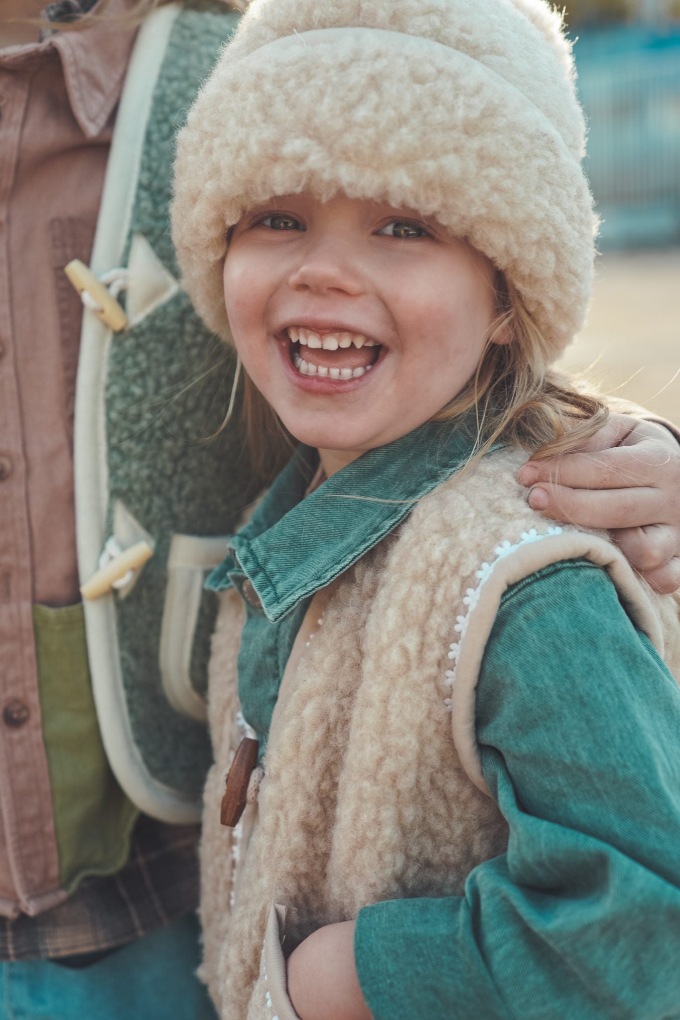 Wollen Baby Muts | Merinowol | Beige