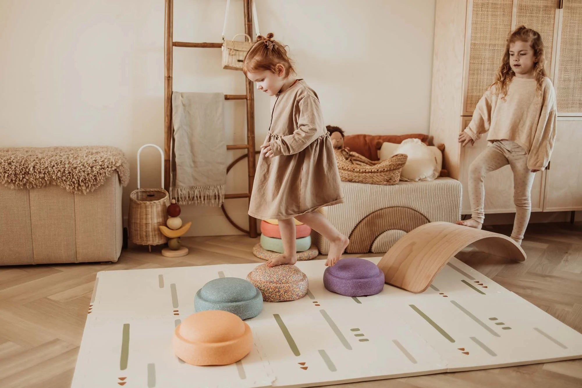 Play&Go EEVAA 3-in-1 Speelmat | Farm | Speel, berg op & bouw