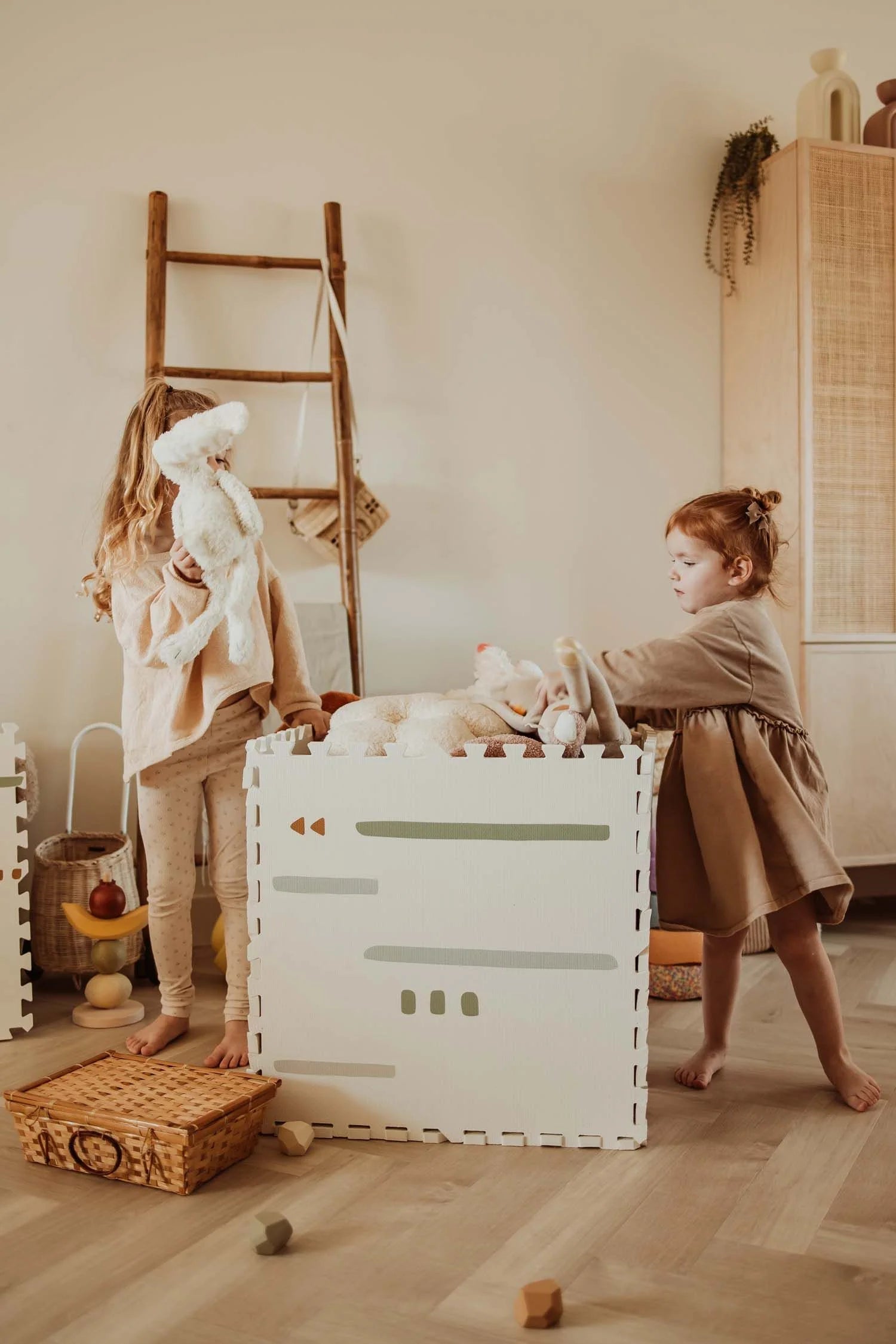 Play&Go EEVAA 3-in-1 Speelmat | Farm | Speel, berg op & bouw