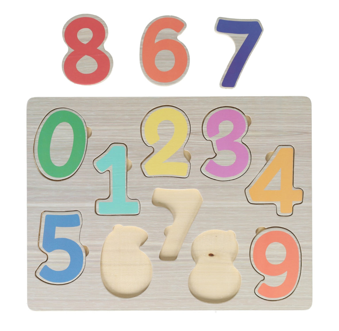 Cijfer puzzel | Hout