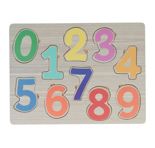 Cijfer puzzel | Hout