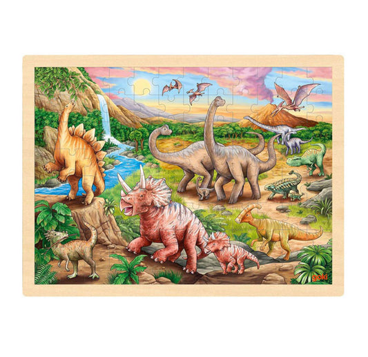 Dino puzzel | Hout | Goki