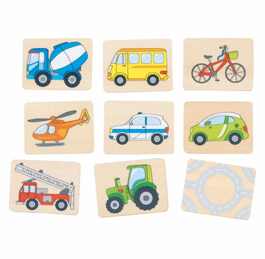 Memo voertuigen | Hout | Goki